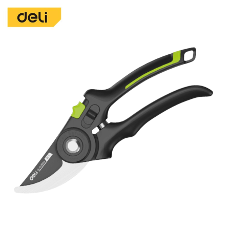 กรรไกรตัดกิ่ง DELI EDL-YL0004-GN-01 8.5 นิ้ว_0